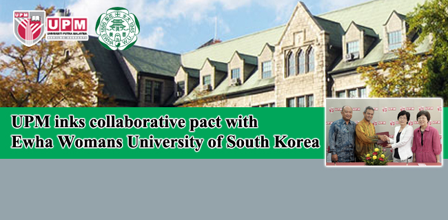 MoU for academic, student exchanges with Ewha Womans University of S. Korea